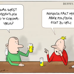 Corona mal gewichtet