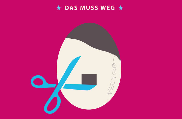Satirische Illustration