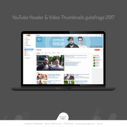 YouTube Header & Video Thumbnails gutefrage 2017
