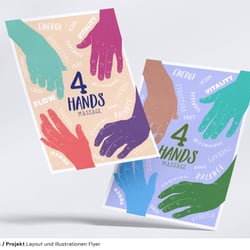 4 Hands Massage / Flyer