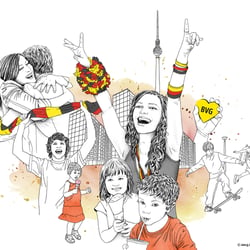 Illustrationen für den aktuellen Geschäftsbericht der Berliner Verkehrsbetriebe BVG