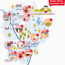 DB AG – Infoillustration – Deutschland kostenlos für Kinder