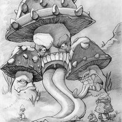 Illustration „fleischfressende Pflanze“