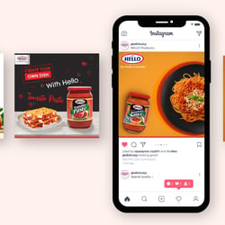 HELLO Food Instagram designs