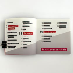 Inhaltsverzeichnis des Konzeptes