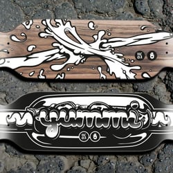 Longboard Deck Grafiken