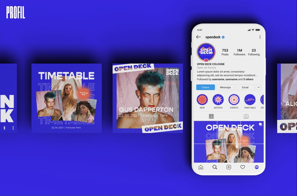 Instagram Profil Gestaltung