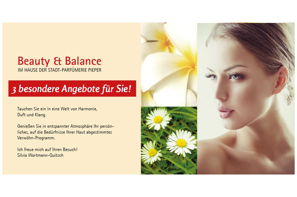 Beauty & Balance Aktionsflyer