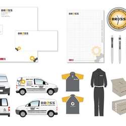 Changed corporate identity of family owned enterprise BROSS