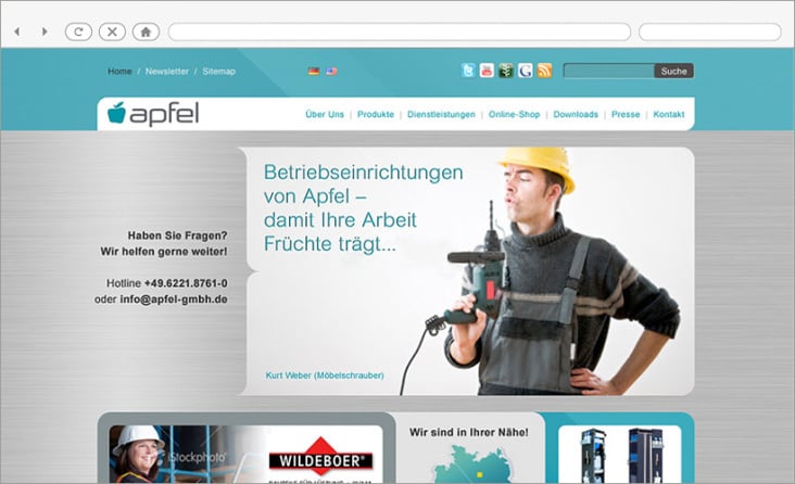 Screen Design Apfel Metallbau GmbH