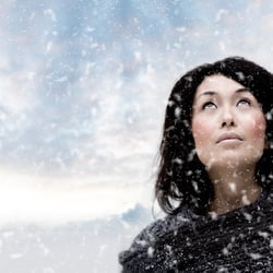 Massako im Schnee