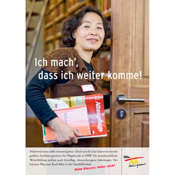 Plakat Konzept Layout Text Claim Fotografie