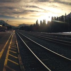 Banff, AB Traintrails