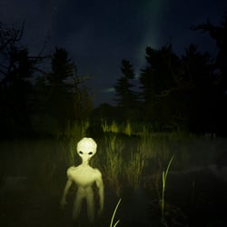 Swamp alien encounter