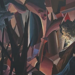 o.T. (Acryl auf Leinwand, 150 × 100cm)