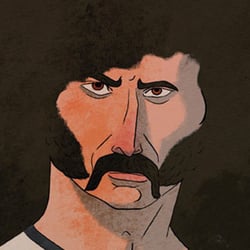 Portrait Paul Breitner für das Buch „Fussballhelden“