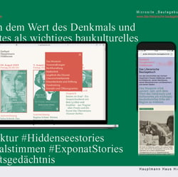 Gerhart Hauptmann Hiddensee / Website + Bautagebuch