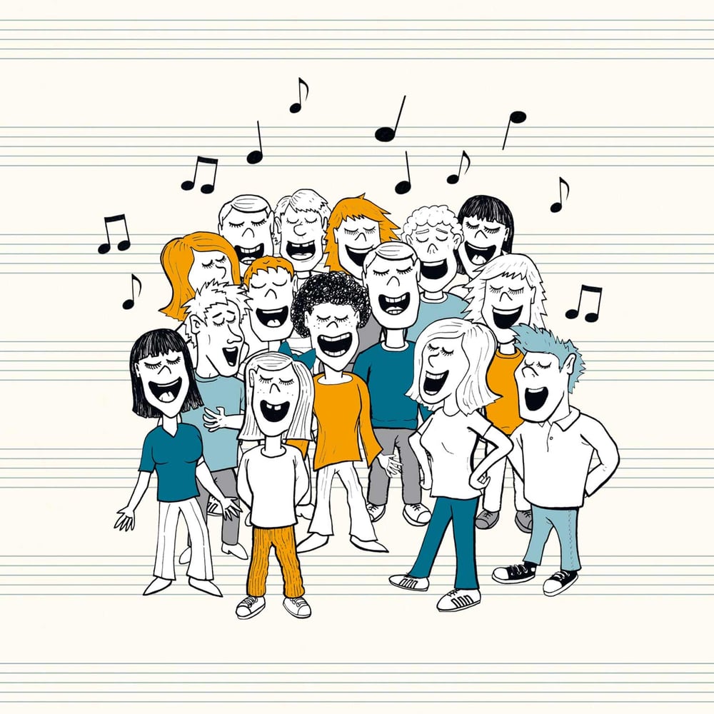 Illustration für die Deutsche Chorjugend