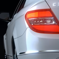 Mercedes Visualisierung Back Closeup