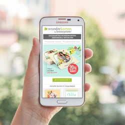 Newsletterdesign mobile