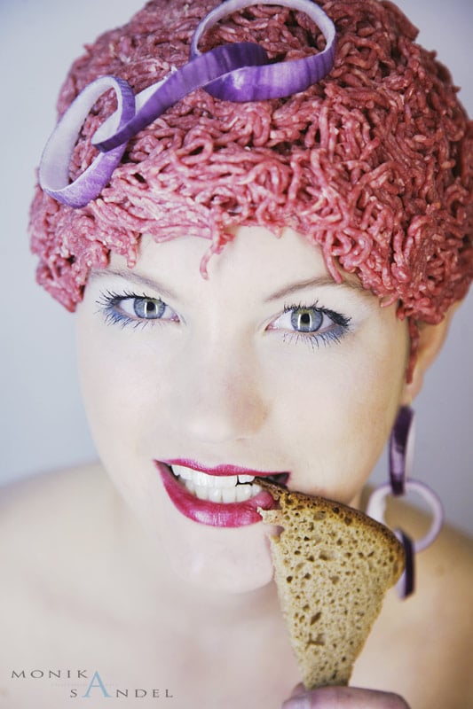 Mett mit Zwiebeln