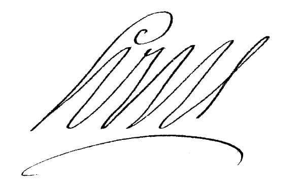 Signatur Ludwig XVI.