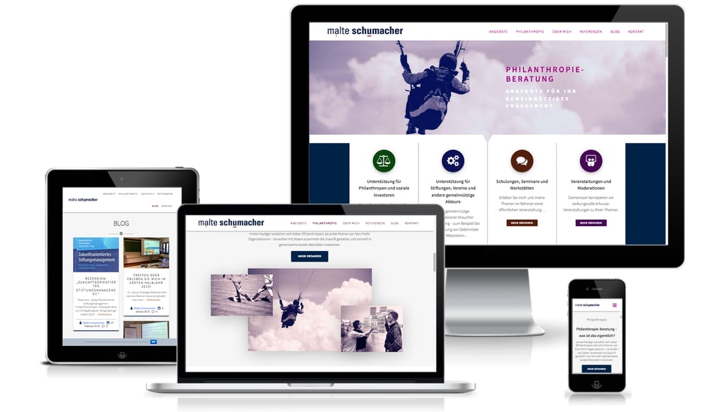 Malte Schumacher: Webdesign