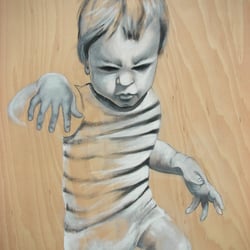 Acryl auf Holz
