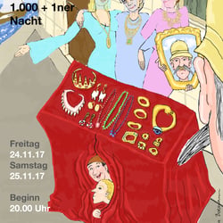 Die Perlenputzer – Theater ST. Georg 2017 – digitale Illustration