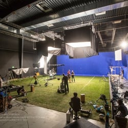Bluescreenstudioproduktion