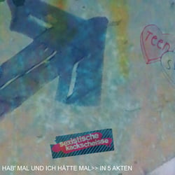 Postkarte für das Theaterstück „Give me my Fucking Catharsis right now“