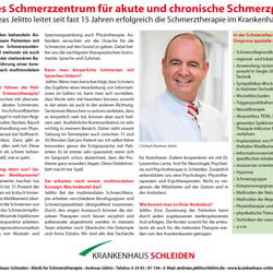 Anzeige Schmerz
