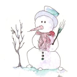 Kleiner Schneemann