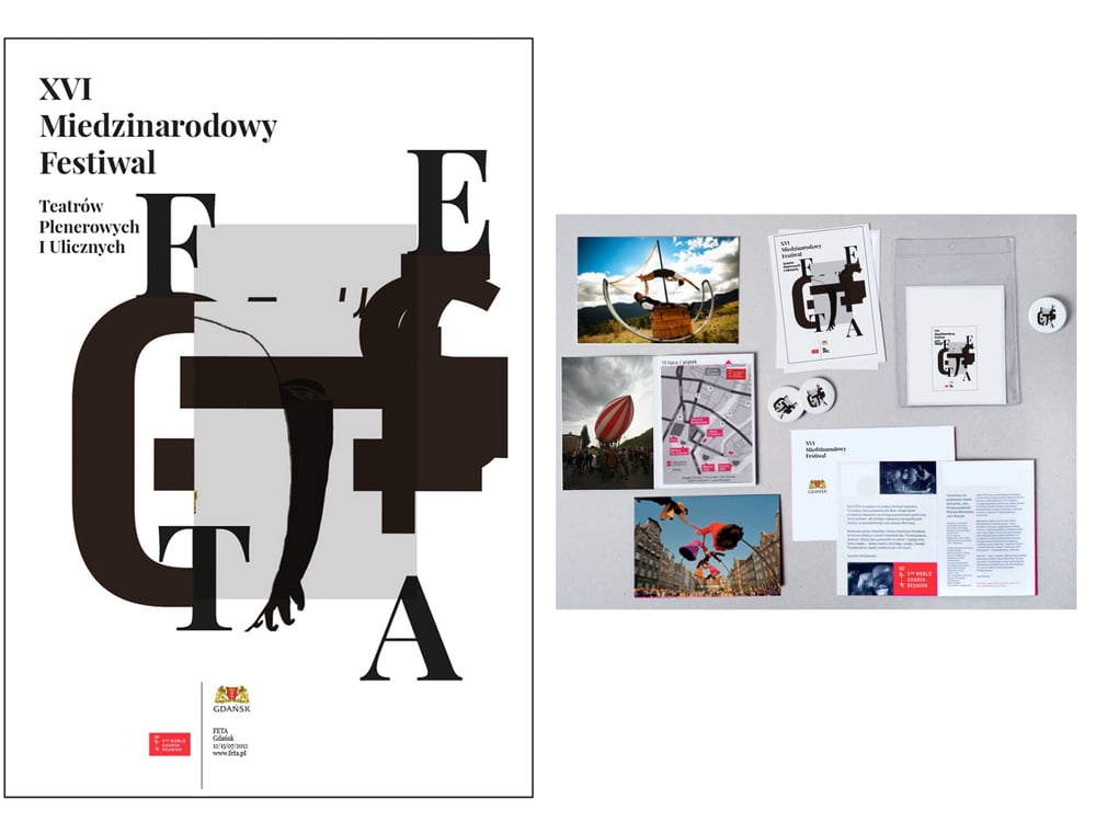 PLAKAT UND DRUCKUNTERLAGEN/ MIEDZINARODOWY FESTIWAL © BARBARA KOVALOVÁ