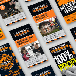 PLATTFORM verschiedene Katalog Cover