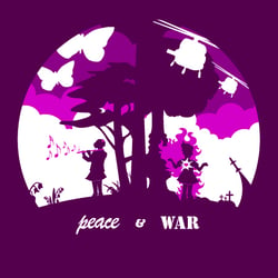Peace & War, T-Shirt Print