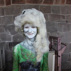 „Dampflokfee“ Bodypainting für den VVO Sachsen zum Schmalspurbahnfest Freital 2013