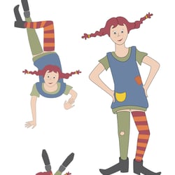 Illustrationen Pippi Langstrumpf