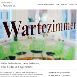 Webseite für einen Zahnarzt in Braunschweig