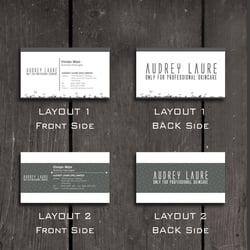 The Card Design for the cosmetic company