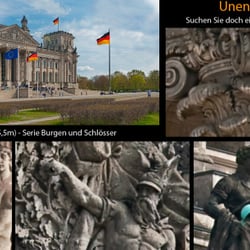 Reichstagsgebäude – 0,8 Gigapixel; Originalgröße 10m x 5,5m