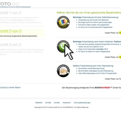Schritt 6: Bezahlmethode wählen