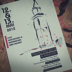 Plakat für Festtag