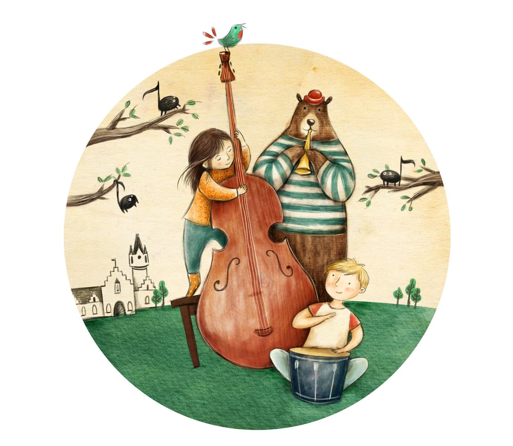 Illustration Familientag