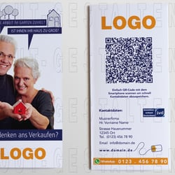 Immobilien-Flyer erstellen | Layout gestalten