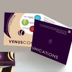 Visitenkarten, Special Edition Folder für VenusCommunications