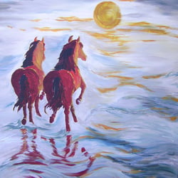 Acryl auf Leinwand