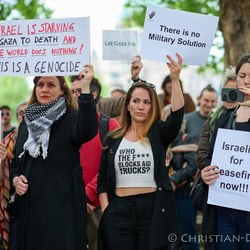 Politik | Kundgebung | Israelis gegen Gazakrieg