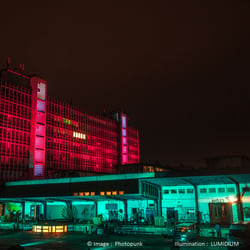 Illumination TGA-Gebäude Magdeburg