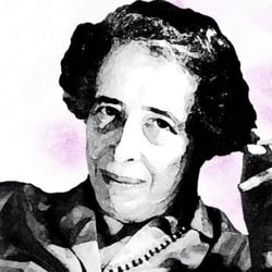 Hannah Arendt (1906-1975) war eine jüdische deutsch-amerikanische politische Theoretikerin und Publizistin